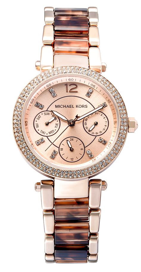 michael kors women's chronograph parker rose gold watch canada 21216|michael kors parker watch.